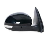 Specchio Retrovisore Auto Assy Per VW Per Tiguan 2009-2016 Ala Porta Specchio Laterale Assy Copertura Retrovisore Telaio Lente Vetro Indicatore Direzione Lampada Luce(9pins black right)