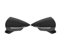 Specchio Retrovisore Auto Parapioggia Copertura per Esterno, ABS, Coppia Sx Dx per SEAT Mk3 5F ST FR 2013-2019 - Protezione UV, Design Aerodinamico, Sostituzione (Stile in fibra di carbonio)
