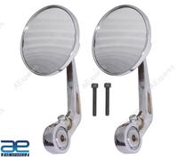 Specchio retrovisore Bar End per Royal Enfield Goan Classic Reborn Meteor Hun...