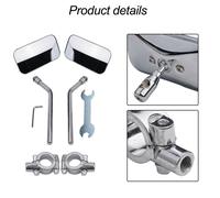 Specchio retrovisore bici d'epoca vetro trasparente adatto per bici retrò