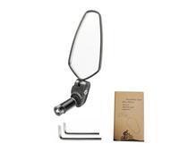 Specchio Retrovisore Bicicletta Pieghevole Concavo Grandangolare per Bici da Str