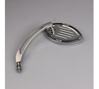 Specchio retrovisore chopper sinistro universale filettatura M10 forma ovale