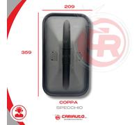 Specchio Retrovisore Coppa GRIGIA Iveco 190 115 ASTRA EUROCARGO CAMION CAMPER