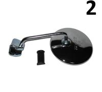 Specchio retrovisore cromato allo scudo Vespa Lambretta Cuppini