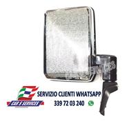 SPECCHIO RETROVISORE CROMATO DESTRO PER TOYOTA LAND CRUISER LJ70 DAL 1984 AL 90