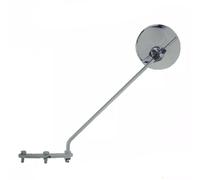 SPECCHIO RETROVISORE CROMATO LATO DESTRO PER VESPA 50-90 CON PIASTRA 370MM COD.9
