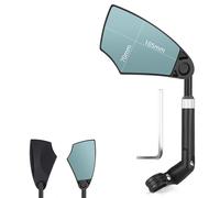 Specchio Retrovisore Destro Bici 360 Regolabile Vetro Trasparente Compatibile co