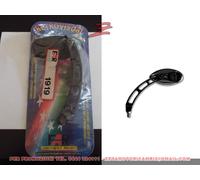 specchio retrovisore destro sinistro universale asta alluminio per moto FAR 1919