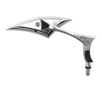 Specchio Retrovisore Destro Universale V Parts 153X50 Cromato Per Moto Ricambi