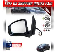 Specchio retrovisore elettrico porta ala laterale LH 3 fili per Honda Brio...