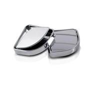 Specchio Retrovisore Esterno 1 Paio Di Specchietti Angolo Cieco Auto Regolabili In Vetro HD Grandangolari Con Zona Morta Specchietti Ausiliari Con Alloggiamento Vetro specchietto riscaldato(Silver)