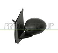 Prasco Retrovisore esterno sinistro a cavi per Citroen C1 dal 2005 al 2008 Nero convesso