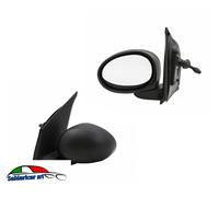 SPECCHIO RETROVISORE ESTERNO SINISTRO MANUALE NERO ADATTO A CITROEN C1 2005->