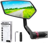 Specchio Retrovisore Extra Grande per Bicicletta Bar End - Superficie a Specchio