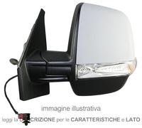 Retrovisore Meccanico C/Fan. Integrato FIAT DOBLO' Lato Sx 2010/2015 SX