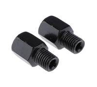 Specchio Retrovisore Laterale Sinistro Per Moto 10 10mm Adattatore Nero