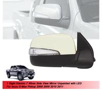Specchio retrovisore lato RH non verniciato con LED USO PER ISUZU DMax D-Max ...