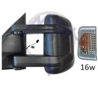 SPECCHIO RETROVISORE MANUALE PER DUCATO 06 SX NR SENSO(DOPP VETRO BRAC LUNGO)16W