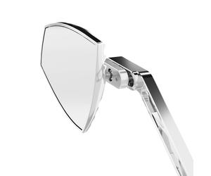 Specchio Retrovisore Manubrio Highsider Pro Wave-Nero/Cromato Per Moto Ricambi