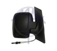 SPECCHIO RETROVISORE MECCANICO PER CITROEN JUMPY 07>16 DX NERO (DOPPIO VETRO)
