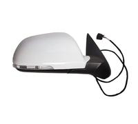 Specchio Retrovisore Meccanico Per Skoda Per Octavia 2009-2013 6 Filo Auto Specchietto Retrovisore Montaggio Automatico Elettrico Riscaldato Pieghevole(White R)