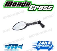 SPECCHIO RETROVISORE OVALE SNODATO 115 x 80 mm - Filetto M10 x 1,25 mm DESTRO