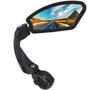 Specchio retrovisore per bicicletta, in acciaio inox HD, generazione 2.0 (1 pezzo quadrato destro)