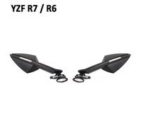 Specchio Retrovisore Rotante Con Freccia Per Moto Fit YAMAHA YZF-R7 YZF R7 Nero