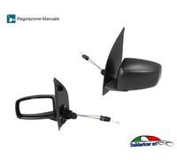 SPECCHIO RETROVISORE SINISTRO COMANDO A LEVA ADATTO A FIAT PANDA 169 09/2003-> 7