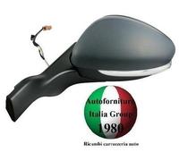 SPECCHIO RETROVISORE SINISTRO ELETTR TERM RIBALTABILE 9 PIN PER PEUGEOT 208 12>
