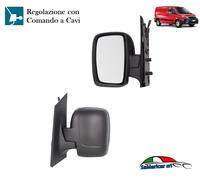 SPECCHIO RETROVISORE SINISTRO REGOLAZIONE A CAVI ADATTO A PEUGEOT EXPERT 2007->