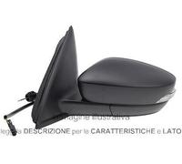 Specchio Retrovisore Skoda Fabia Dal 2015 Destro Meccanico Calotta Nera