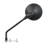 Specchio retrovisore tondo nero con staffa Vespa PX destro o sinistro FAR