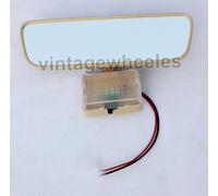 Specchio Retrovisore Universale Interno Colore Crema Con Luce