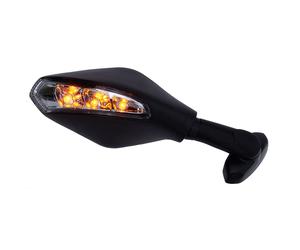 Specchio retrovisore universale sinistro FAR 7511 omologato con led Nero