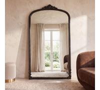 Specchio rettangolare con cornici nere, 120x195 cm