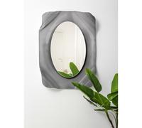 Specchio rettangolare posizionabile Verticale o Orizzontale in Plexiglass Linea DRAPPEGGI Dimensioni , 72x11x h 95 cm - Colore Grigio Fumè grigio