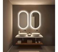 Specchio reversibile retroilluminato LED CASSIO 40x80 cm