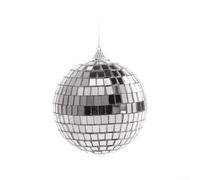 Specchio riflettente palla 5 cm nucleo in schiuma leggera (4 cm) | Design a specchio lucido, riflette la luce magnificamente, migliora la festa, dimensioni compatte di 4 cm