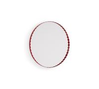 Specchio Rotondo Arcs Rosso