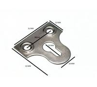 Specchio Rotondo In Vetro Cromato Appeso Piastra 32Mm Confezione 25
