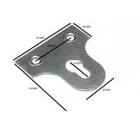 Specchio Rotondo In Vetro Cromato Appeso Piastra Fessurata 50Mm Confezione 2000