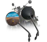 Specchio Rotondo Specchietto Laterale Moto Certificazione E9 360° Regolabile Universale Specchio 10mm Manubrio Specchio Laterale Moto Per Scooter Moto Elettrica Bici Primavera sprint 150 GTS 300