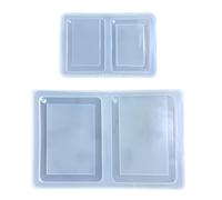 Specchio Sabbie mobili Cornice per foto Stampo in silicone Gioielli resina epossidica Strumenti per gioielli Creazione fai da te Decorazioni per la casa Stampi per ciondoli in silicone