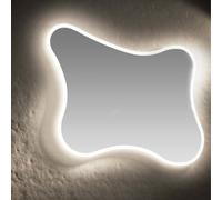 Specchio sagomato 100x75 cm reversibile retroilluminato con led