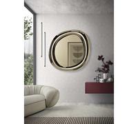 Specchio sagomato con cornice curva Bronzo 108x120 cm MOVE