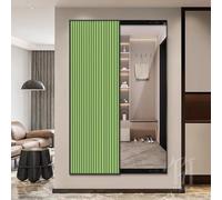 Specchio scorrevole a figura intera con dipinto decorativo nascosto, design salvaspazio da appendere, per soggiorno, camera da letto