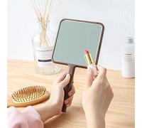 Specchio semplice portatile,Specchi for trucco,Specchio compatto,Specchio a mano in legno massello di lusso Specchio tenuto in mano professionale Specchio piccolo Specchio da viaggio for trucco Specch