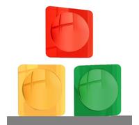 Specchio sensoriale a bolle - Acrilico 10x10in | Giocattoli Interattivi Divertenti 3 Pezzi, Specchio a bolle sensoriali per bambini | Per esplorazione dei sentimenti, stimolazione tattile, Gar