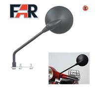 SPECCHIO SINISTRO SX RETROVISORE COMPATIBILE CON PIAGGIO VESPA PK S 125 1983 NERO